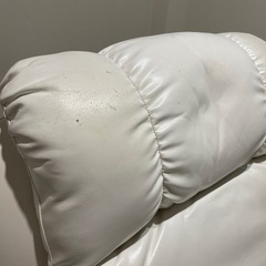 手動ラウンジチェア　SHIFFON Jr-S ホワイト　台セットの画像