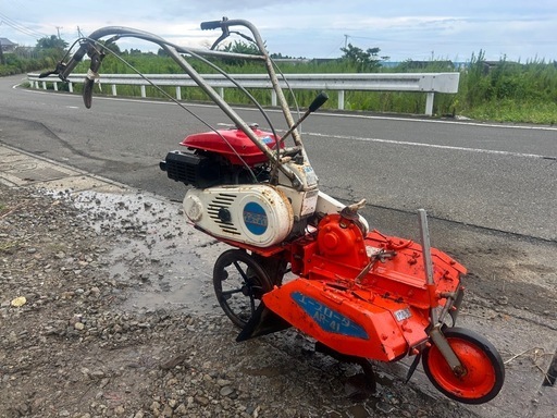 オーレック　管理機　正転逆転　耕運機　4馬力 作業幅約400mm  跳ね上げ AR-41 中耕 ハンドル回転 畝立て　土あげ 土寄せ 家庭菜園 畑　野菜　ネギ　農機具　宮崎　簡易始動動画あり