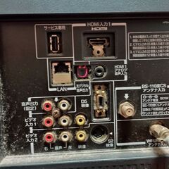 テレビ＆TV台セット（TOSHIBA REGZA 32型・木目調マットブラックTV台）の画像