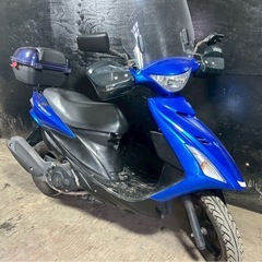 ★支払い総額7.5万円★走行テスト済み！始動動画もあります♪スズキ アドレスv125S CF4MA 社外ミラー！スクリーン、ナックルガード付き！の画像