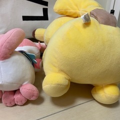 ピカチュウとニンフィアの画像