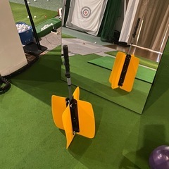 ロングバットとトレーニングクラブの画像