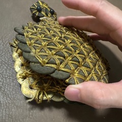 5円玉アート　亀の画像