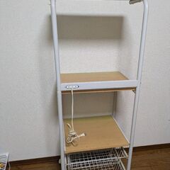 受付終了　キッチン棚 コンセント2口　1420☓510☓420の画像