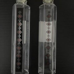 奄美鹿児島限定黒糖焼酎空き瓶２本の画像