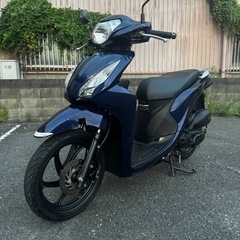 ホンダ　Dio110 JF58 紺色　実働　通勤　通学　動画あり　大阪の画像
