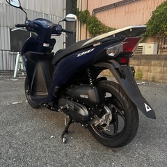 ホンダ　Dio110 JF58 紺色　実働　通勤　通学　動画あり　大阪の画像