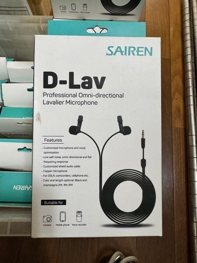 商材 VLOGやYouTube等にSAIREN D−Lav マイクロフォン　23個セット