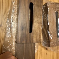 木製　ティッシュケース　２個の画像