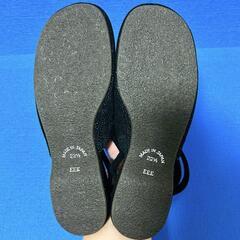 【未使用級 / COULEUR VARIE】フラットシューズ 3E 22.5cm ②の画像