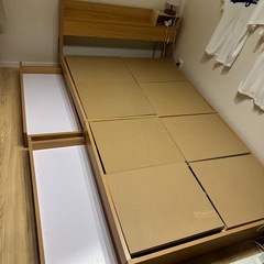 定価計13万円ほど　西川Air マットレス/AIR01/エアー01/セミダブルベッドセット　の画像