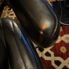 ロウヤ？チェア　黒　昇降　レトロ　アンティーク　風の画像