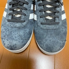 adidas gazelle grey white アディダス ガゼル ガッツレー グレー ホワイト スエード メンズスニーカー 26.0cmの画像