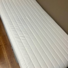 無印良品　脚付マットレス・高密度ポケットコイル・シングル（スチールメッシュ・洗えるカバー）の画像