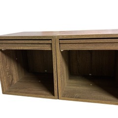 キューブボックス フラップ扉 タイプ cubebox おしゃれ 木製 家具 収納の画像