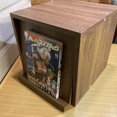 キューブボックス フラップ扉 タイプ cubebox おしゃれ 木製 家具 収納の画像