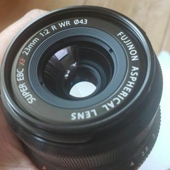 FUJINON XF23mmF2 R WR レンズ(フード、プロテクター含)の画像