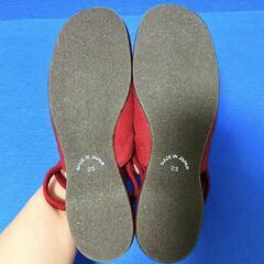 【未使用級 / COULEUR VARIE】フラットシューズ 3E 23cm ②の画像