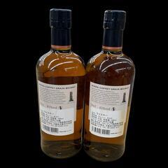 SG00001 訳アリ品 Asahi アサヒ NIKKA COFFEY GRAIN WHISKY 700ml 45% 2点まとめ売り [1000027782711]の画像
