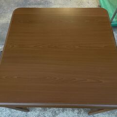★動作〇★ こたつデスク カインズ 人感センサー 手元スイッチ ダイニングテーブル H68xW80xD80cmの画像