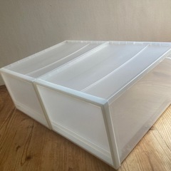 無印良品　衣装ケース2個セットの画像