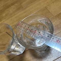 ガラスコップ　2つ　の画像