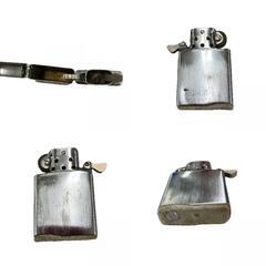 170590 現状品 ZIPPO ジッポ Rk3  PRINCE ”ROCKY” USS CASTOR AKSI 年式不明 ★動作品★ シルバー　ブルー [1000023022330]の画像