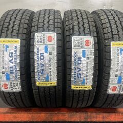 新品【DUNLOP WINTER MAXX SV01 145/80R12 80/78N LT】スタッドレス【JECT 12インチ 3.5J4HPCD100】22年製 エブリィ等　(STD040MY)の画像