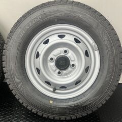 新品【DUNLOP WINTER MAXX SV01 145/80R12 80/78N LT】スタッドレス【JECT 12インチ 3.5J4HPCD100】22年製 エブリィ等　(STD040MY)の画像