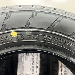 【新品】YOKOHAMA BluEarth-Van RY55 155/80R14 88/86N LT 14インチ 夏タイヤ 4本 20年製 プロボックス サクシード等　(STD043MY)の画像