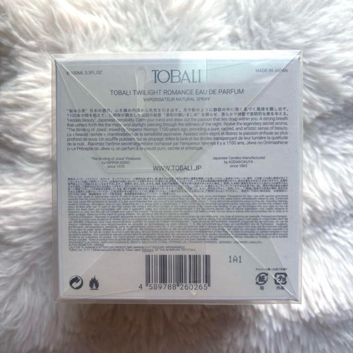 トバリ 香水/ TOBALI / トワイライトロマンス 100ml ストア