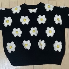 冬物 花柄セーター の画像