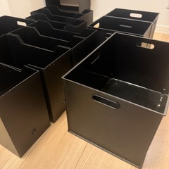 ニトリ　ファイルボックス　ブラック　の画像