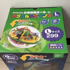 立体迷路ボールLサイズ　カプセルラビリンスの画像