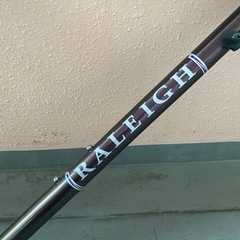 RALEIGH ロードバイクフレーム パープルフォーク付き