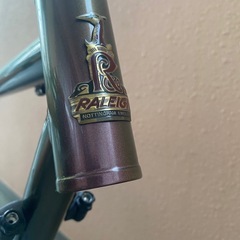 RALEIGH ロードバイクフレーム パープルフォーク付き RALEIGH ロードバイクフレーム パープルフォーク付き