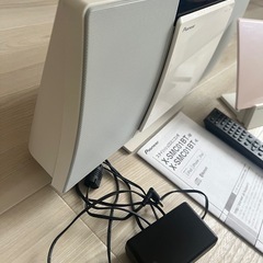 Pioneer X-SMC01BT✴︎CDミニコンポ✴︎交換フタカバーピンク付きの画像