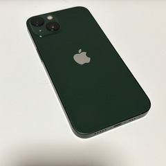 美品✨ iPhone13 グリーン 128GB バッテリー93％ ケース付き デュアルSIMの画像