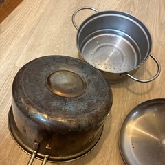 鍋（蒸し器付き）の画像
