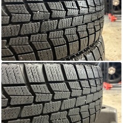 155/65R14🌈2021年製🌈日本製スタッドレス2本セット🌈溝は充分です‼️人気の軽自動車サイズ‼️  管オの画像