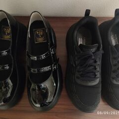  sketchersスニーカー(24.5)とYosuke 靴 (サイズ38)の画像