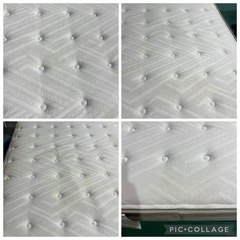 【ご成約】
ニトリ　ダブルベッド　Nスリープ【シミ有の為格安出品❗️】の画像