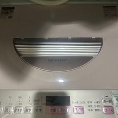 シャープ　洗濯機の画像