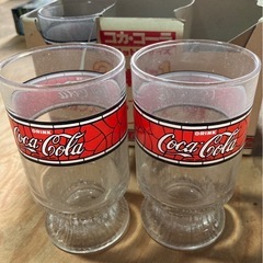 昭和レトロ   コカコーラ　グラス　ゴブレットの画像