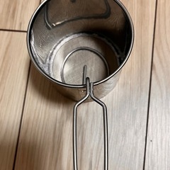 取っ手付き 大型 粉ふるい ステンレス製 9cmの画像