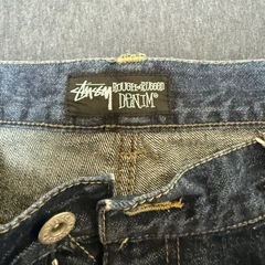 【No.4】stussyデニムハーフパンツ36の画像