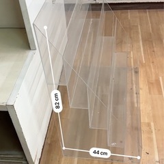 【まもなく販売終了します。】プラスチック製商品陳列ケースです。 の画像
