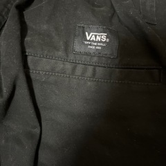 vans ブラックパンツの画像