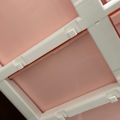 子供用 ハンガーラック ピンクの画像
