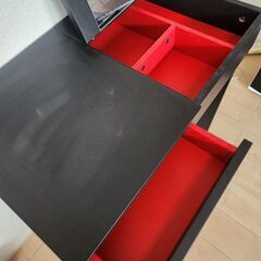 IKEA　イケア　ドレッサー　化粧台　黒の画像